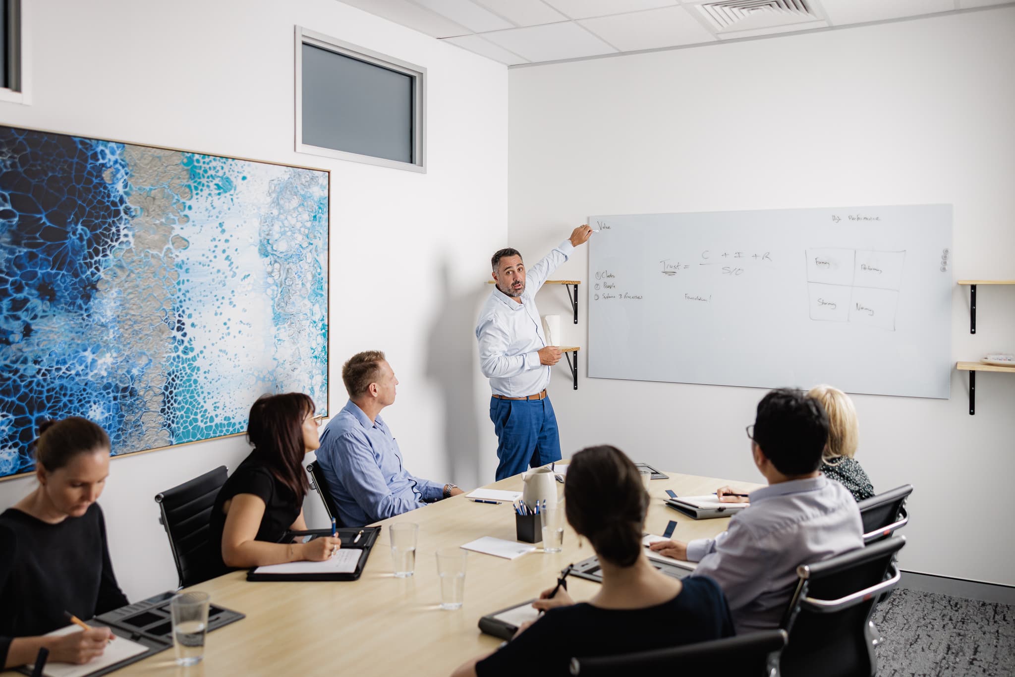 EEA Advisory financial planner mapping a holistic plan with a Brisbane family