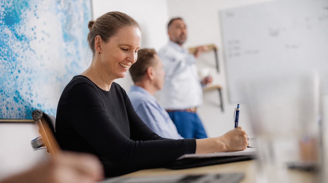 EEA Advisory succession adviser working with a business owner on an exit plan