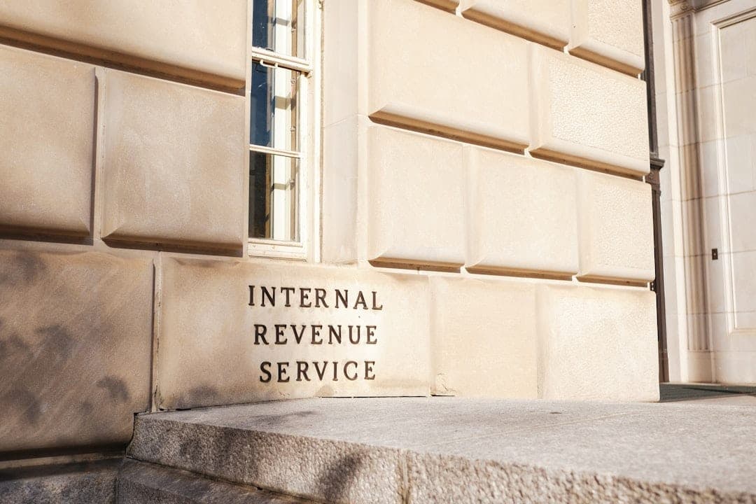 Internal Revenue Service building representing tax returns and financial advice