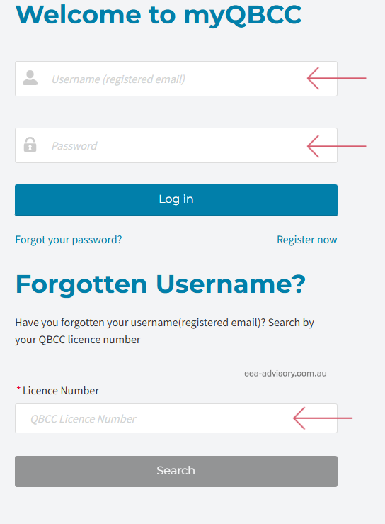 Image showing how to Accessing the myQBCC Portal