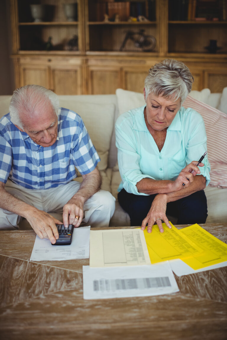 Senior couple discussing finances for inheritance tax in Australia